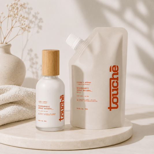 Kit Sustentável | Desodorante Spray Natural + Refil Sem Alumínio · Vegano