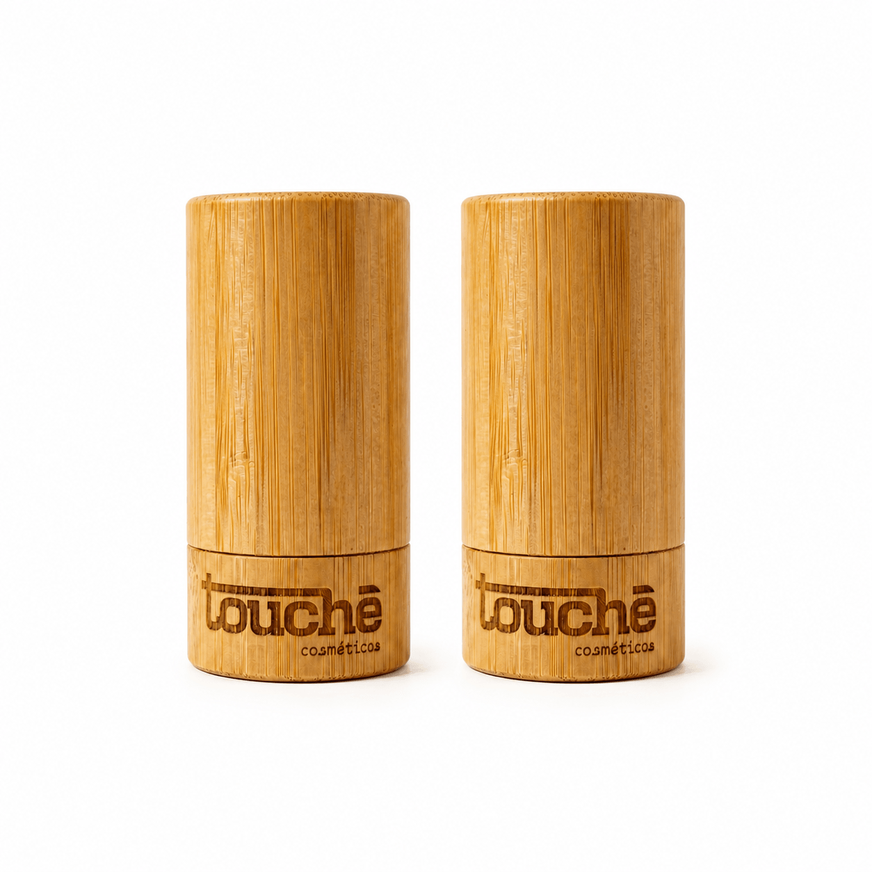 Desodorante de cristal natural em embalagem de bambu