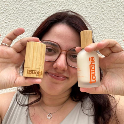 Desodorante de cristal e spray naturais, proteção sem toxinas para as axilas